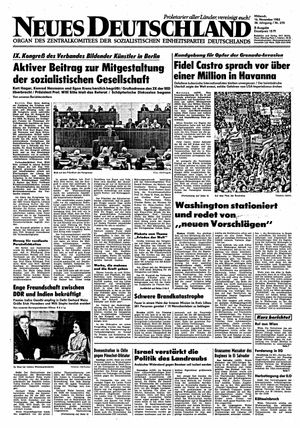 Neues Deutschland Online-Archiv vom 16.11.1983