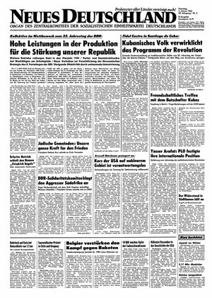 Neues Deutschland Online-Archiv vom 03.01.1984