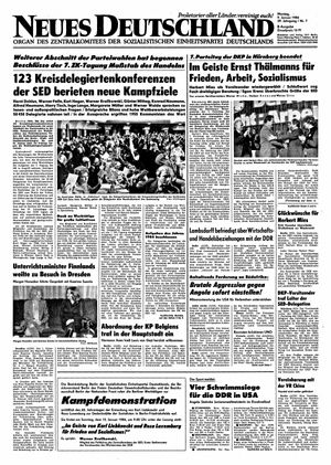 Neues Deutschland Online-Archiv vom 09.01.1984