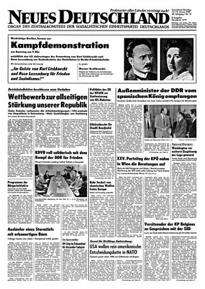 Neues Deutschland Online-Archiv vom 14.01.1984