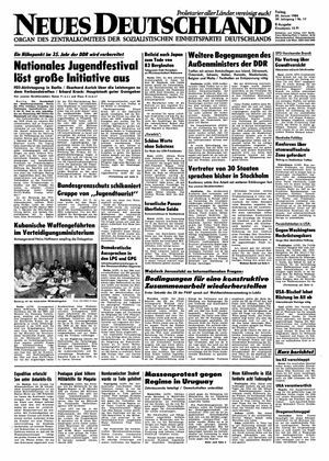 Neues Deutschland Online-Archiv vom 20.01.1984