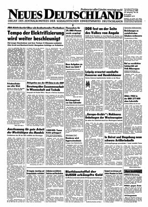 Neues Deutschland Online-Archiv vom 18.02.1984