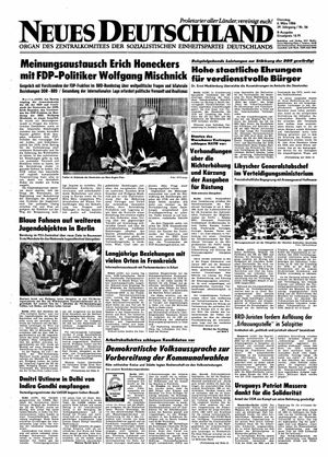 Neues Deutschland Online-Archiv vom 06.03.1984