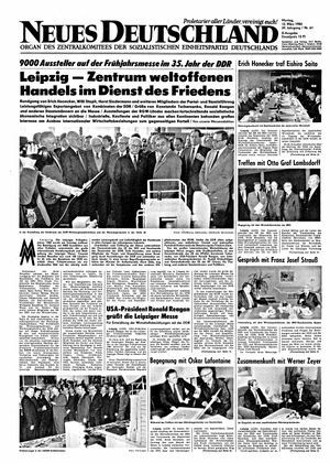 Neues Deutschland Online-Archiv vom 12.03.1984