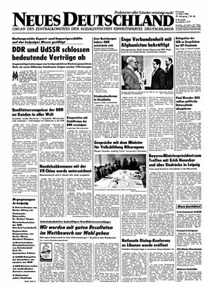 Neues Deutschland Online-Archiv vom 13.03.1984
