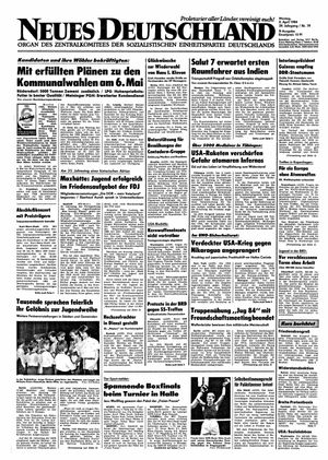 Neues Deutschland Online-Archiv vom 02.04.1984