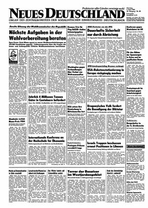 Neues Deutschland Online-Archiv vom 03.04.1984