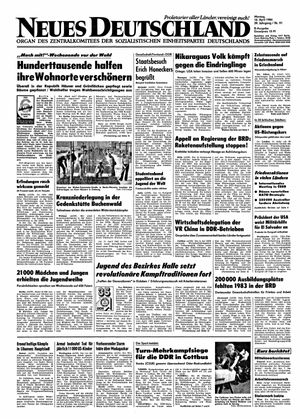 Neues Deutschland Online-Archiv vom 16.04.1984