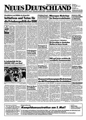 Neues Deutschland Online-Archiv vom 24.04.1984