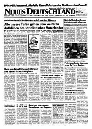 Neues Deutschland Online-Archiv vom 03.05.1984