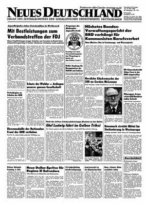 Neues Deutschland Online-Archiv vom 12.05.1984