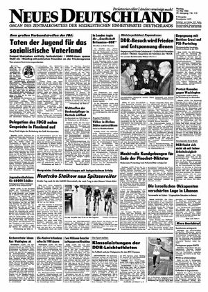 Neues Deutschland Online-Archiv vom 14.05.1984