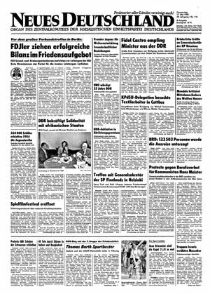 Neues Deutschland Online-Archiv vom 17.05.1984