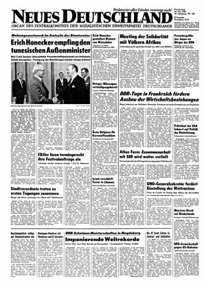 Neues Deutschland Online-Archiv vom 24.05.1984