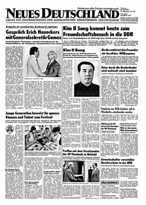 Neues Deutschland Online-Archiv vom 29.05.1984