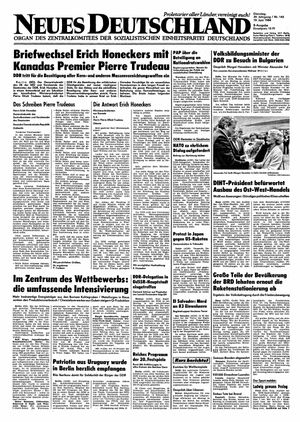 Neues Deutschland Online-Archiv vom 19.06.1984