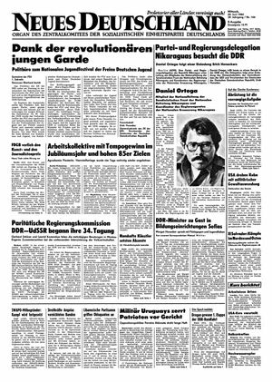 Neues Deutschland Online-Archiv vom 20.06.1984
