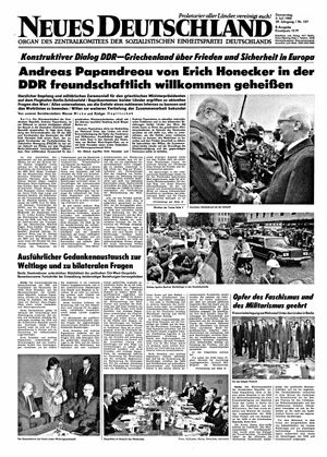 Neues Deutschland Online-Archiv vom 05.07.1984