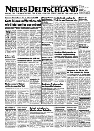 Neues Deutschland Online-Archiv vom 13.07.1984