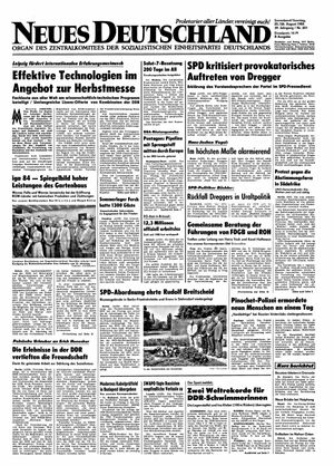 Neues Deutschland Online-Archiv vom 25.08.1984