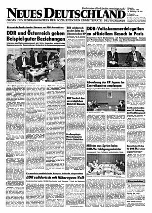 Neues Deutschland Online-Archiv vom 24.10.1984