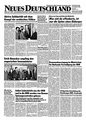 Neues Deutschland Online-Archiv on Oct 27, 1984