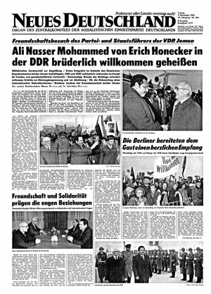 Neues Deutschland Online-Archiv vom 09.11.1984
