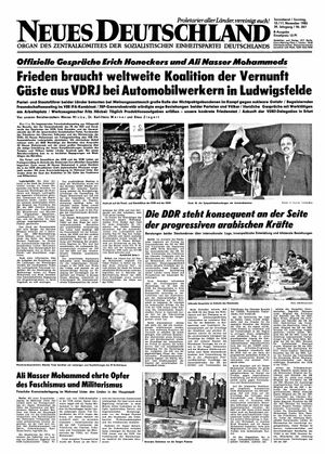 Neues Deutschland Online-Archiv vom 10.11.1984