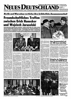Neues Deutschland Online-Archiv vom 17.11.1984