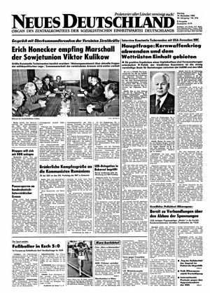 Neues Deutschland Online-Archiv vom 19.11.1984
