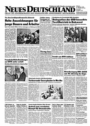 Neues Deutschland Online-Archiv vom 21.11.1984
