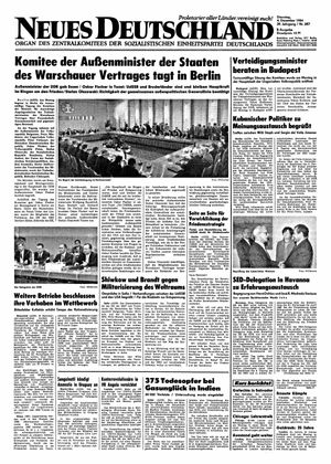 Neues Deutschland Online-Archiv vom 04.12.1984