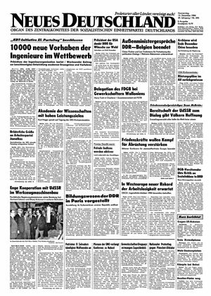 Neues Deutschland Online-Archiv vom 13.12.1984