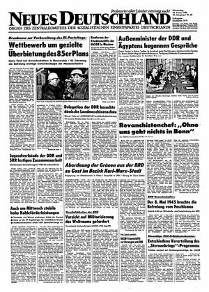 Neues Deutschland Online-Archiv vom 24.01.1985