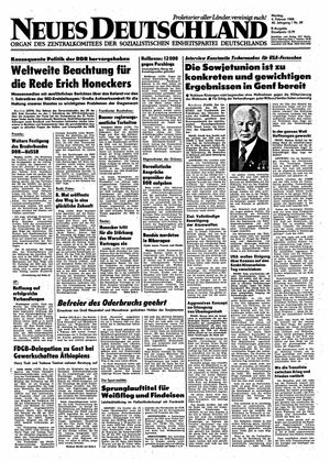 Neues Deutschland Online-Archiv vom 04.02.1985
