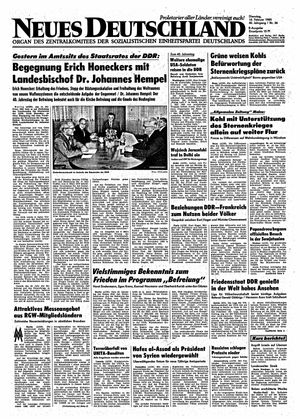 Neues Deutschland Online-Archiv vom 12.02.1985