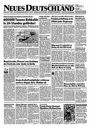 Neues Deutschland Online-Archiv vom 18.02.1985