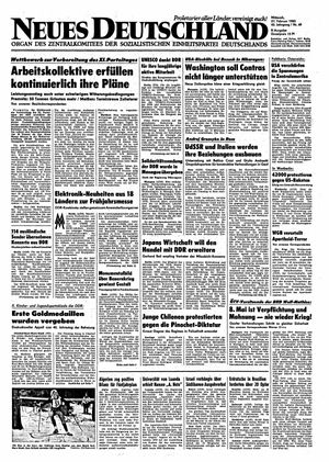Neues Deutschland Online-Archiv vom 27.02.1985