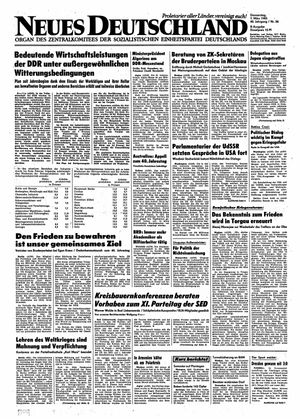 Neues Deutschland Online-Archiv vom 07.03.1985