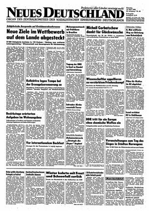 Neues Deutschland Online-Archiv vom 19.03.1985