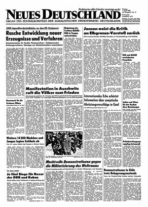 Neues Deutschland Online-Archiv on Apr 1, 1985