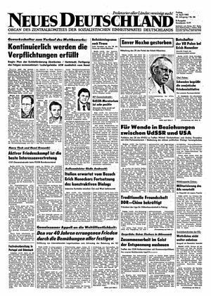 Neues Deutschland Online-Archiv vom 12.04.1985