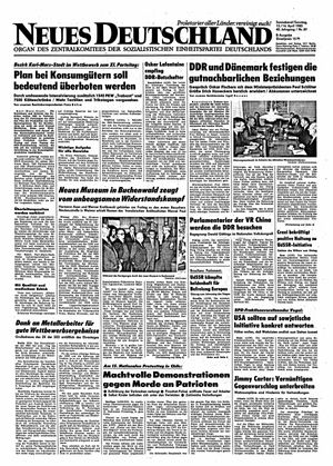 Neues Deutschland Online-Archiv vom 13.04.1985