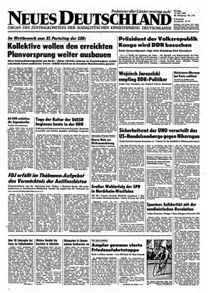 Neues Deutschland Online-Archiv vom 13.05.1985