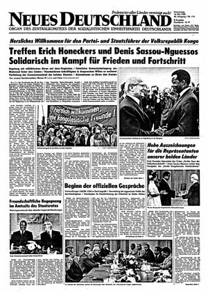 Neues Deutschland Online-Archiv vom 16.05.1985
