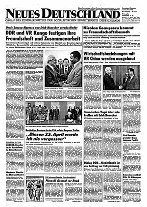 Neues Deutschland Online-Archiv vom 18.05.1985