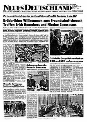 Neues Deutschland Online-Archiv vom 29.05.1985