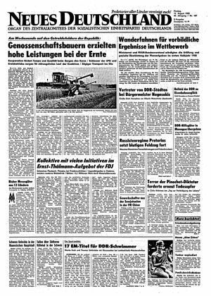 Neues Deutschland Online-Archiv on Aug 12, 1985