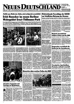 Neues Deutschland Online-Archiv vom 17.08.1985