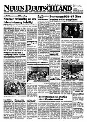 Neues Deutschland Online-Archiv vom 17.09.1985